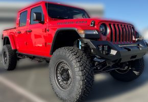 Jeep with aftermarket parts
